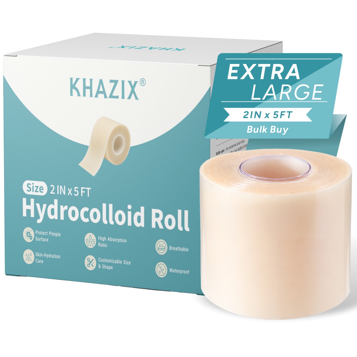 Lavender Oil - Гидроколлоидный рулонный пластырь KHAZIX 5 см